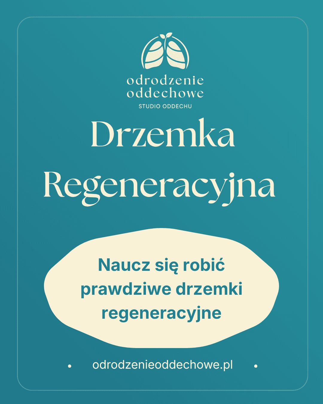 Okładka kursu: Drzemka Regeneracyjna — techniki i praktyki oddechowe
